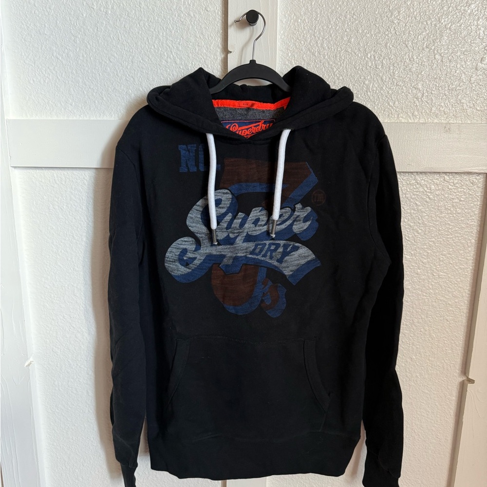 NWT Superdry Men's Black Hoodie size L